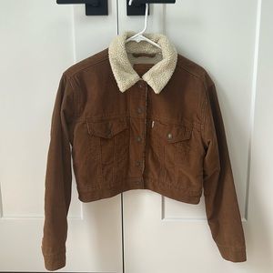 Levi’s Sherpa lined corduroy jacket